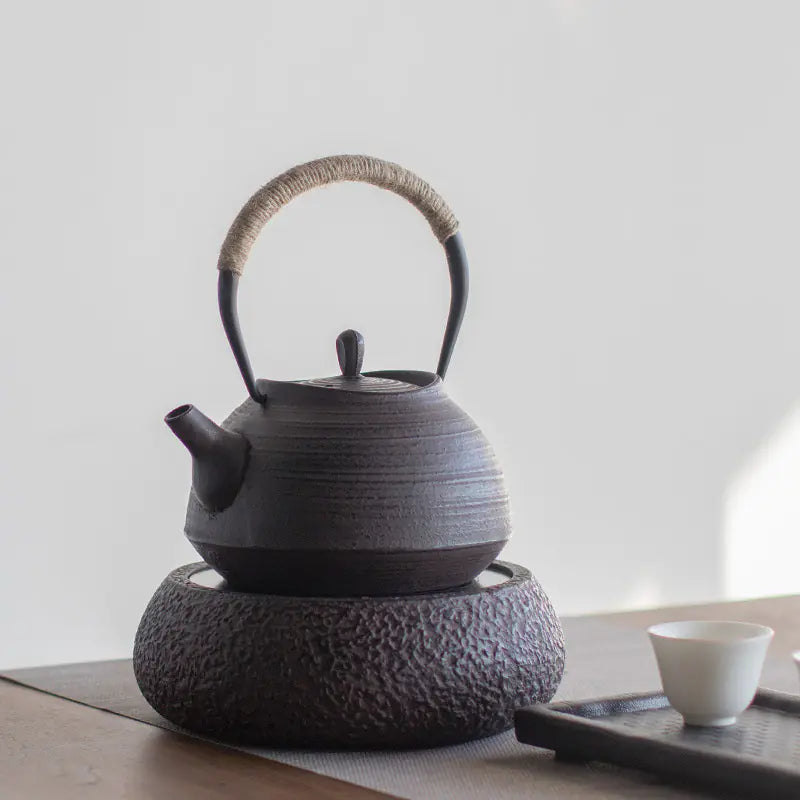 Cast Iron Tea Pot - Cast Iron Kettle for Brewing Tea