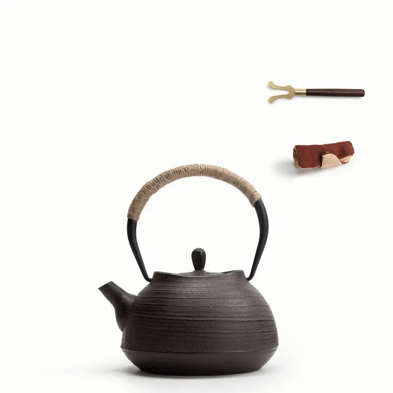 Cast Iron Tea Pot - Cast Iron Kettle for Brewing Tea