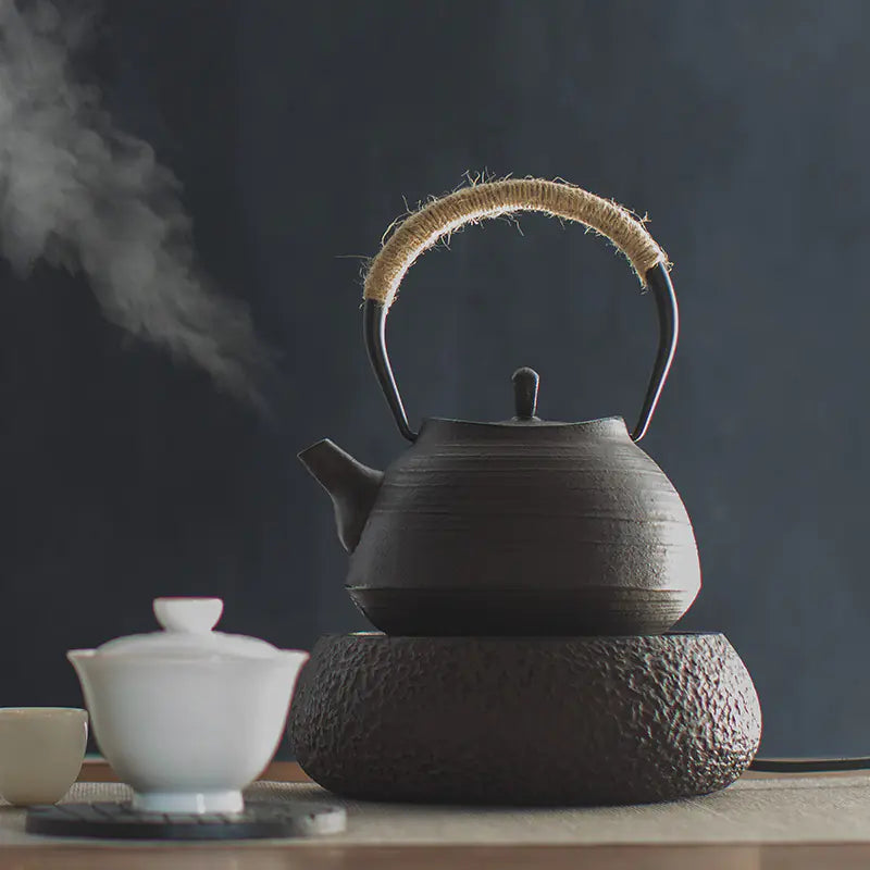 Cast Iron Tea Pot - Cast Iron Kettle for Brewing Tea