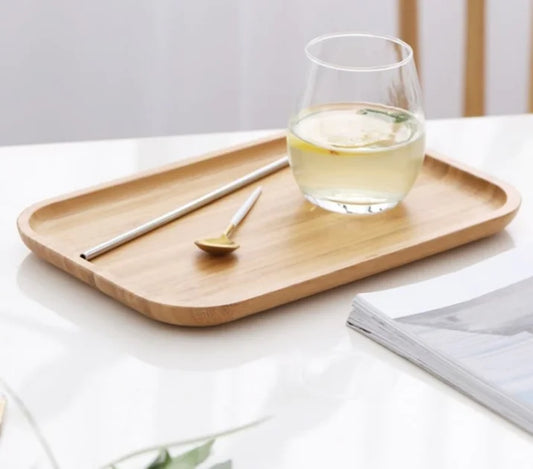 Modern Bamboo Tea Tray for Kung Fu Tea Set
