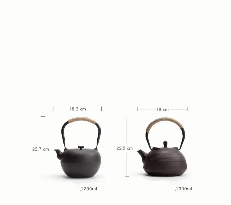 Cast Iron Tea Pot - Cast Iron Kettle for Brewing Tea