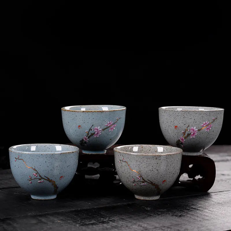 Vintage Ceramic Tea Cup, Creative Kung Fu Tea Set