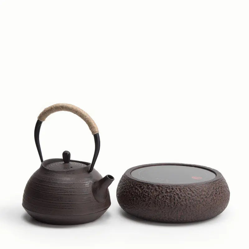 Cast Iron Tea Pot - Cast Iron Kettle for Brewing Tea